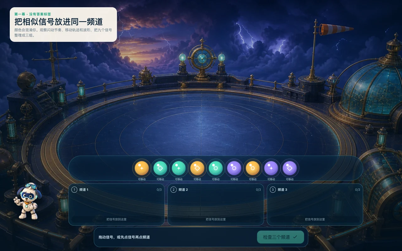 Dogo 检查风暴中的归航线索