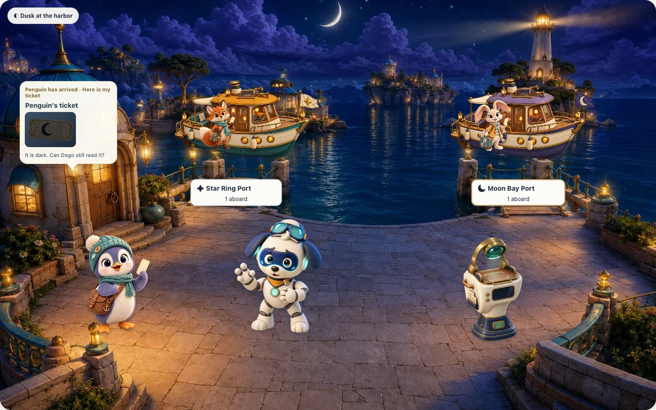 Harbor travelers, boarding decisions, and ticket clues